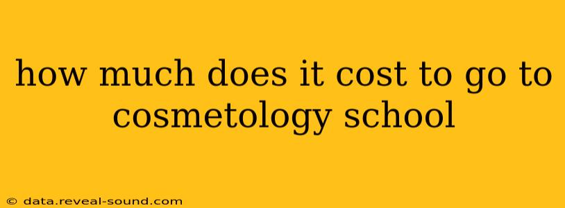 how much does it cost to go to cosmetology school