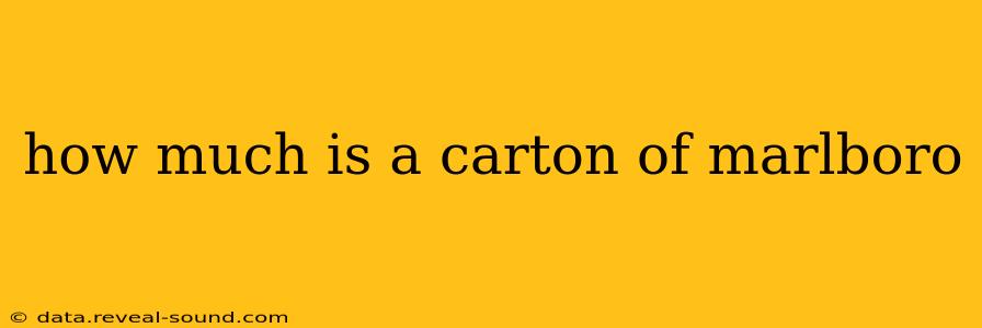 how much is a carton of marlboro