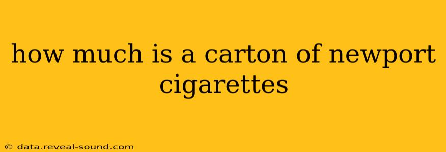 how much is a carton of newport cigarettes
