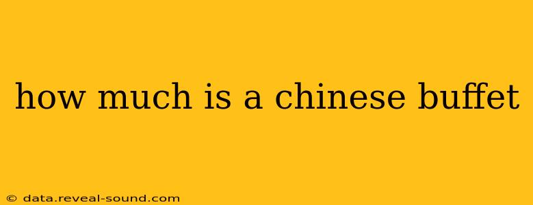 how much is a chinese buffet