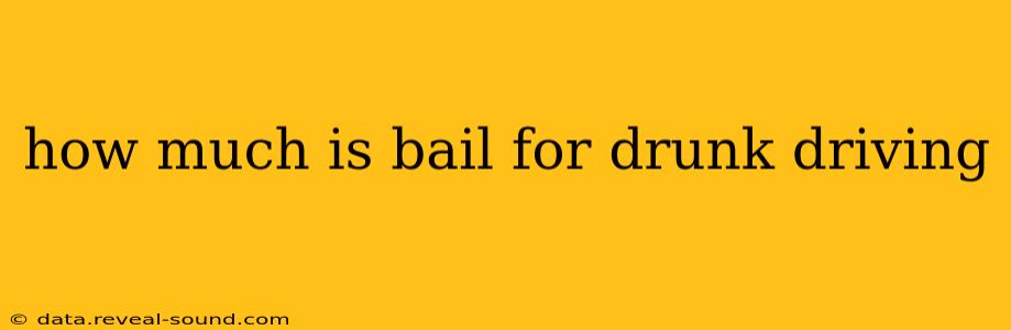 how much is bail for drunk driving