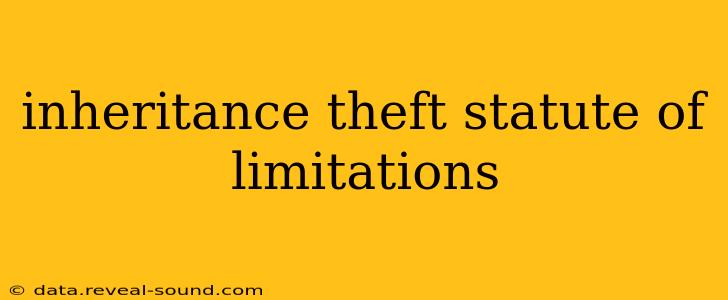 inheritance theft statute of limitations