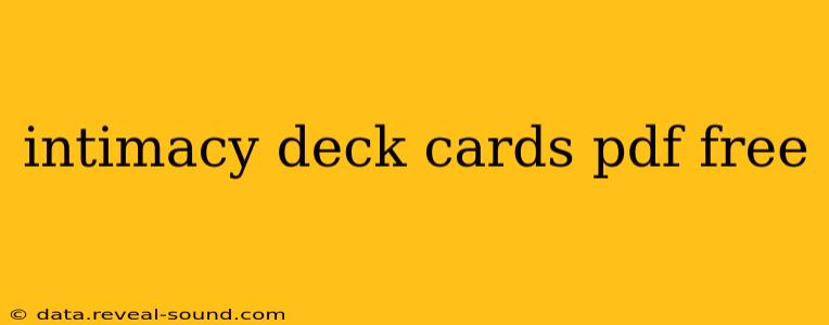 intimacy deck cards pdf free