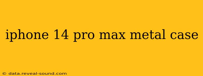 iphone 14 pro max metal case