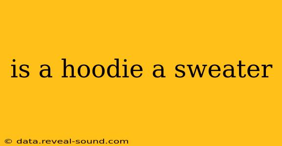 is a hoodie a sweater