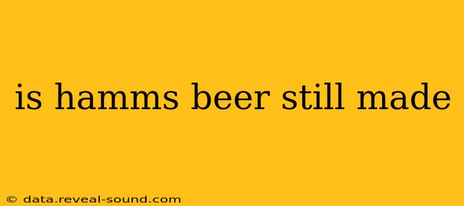 is hamms beer still made