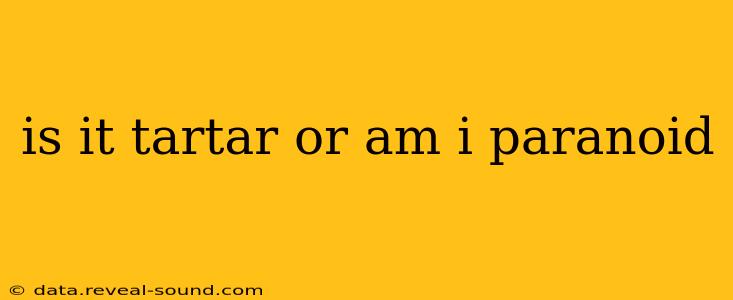is it tartar or am i paranoid