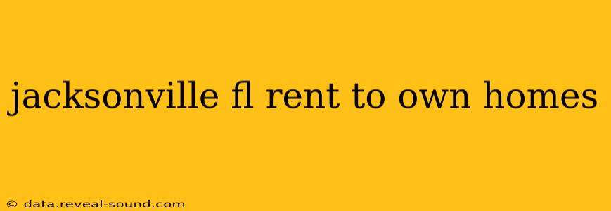 jacksonville fl rent to own homes