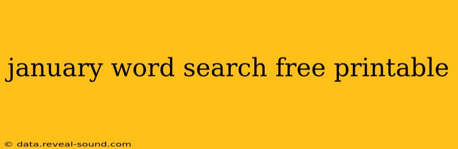 january word search free printable
