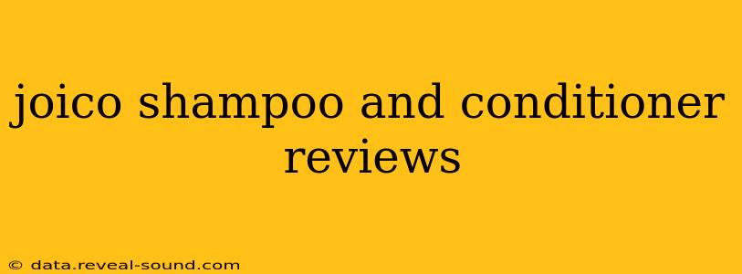 joico shampoo and conditioner reviews