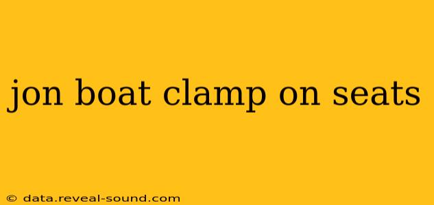 jon boat clamp on seats