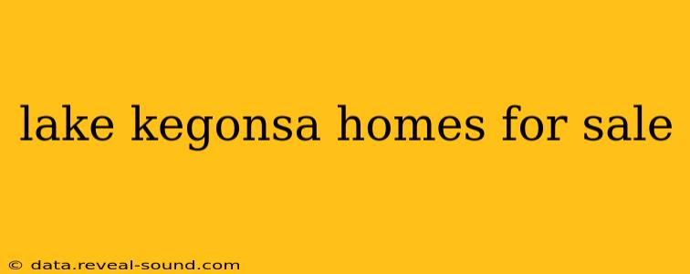 lake kegonsa homes for sale
