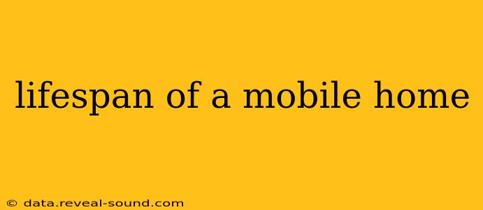 lifespan of a mobile home