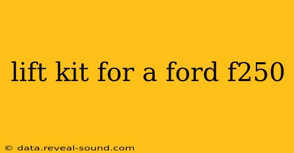 lift kit for a ford f250