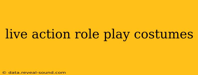 live action role play costumes