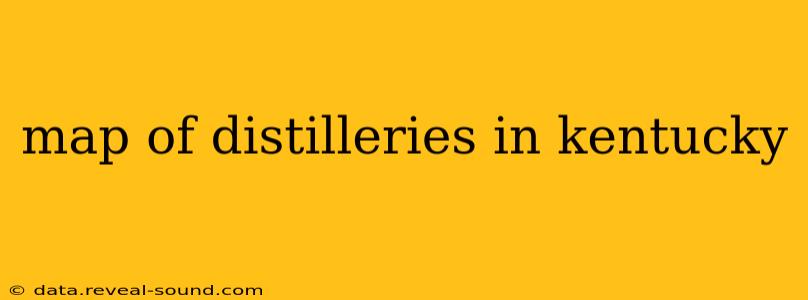 map of distilleries in kentucky