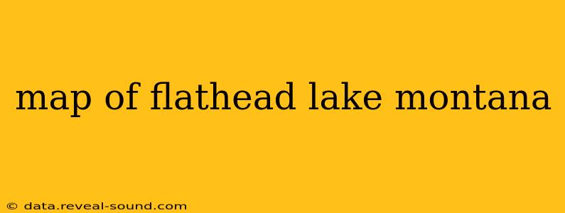 map of flathead lake montana