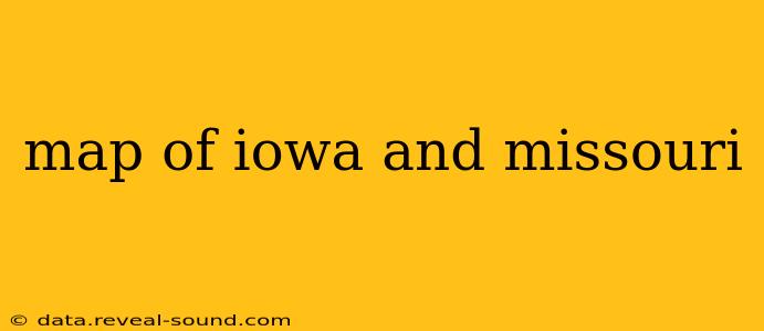 map of iowa and missouri