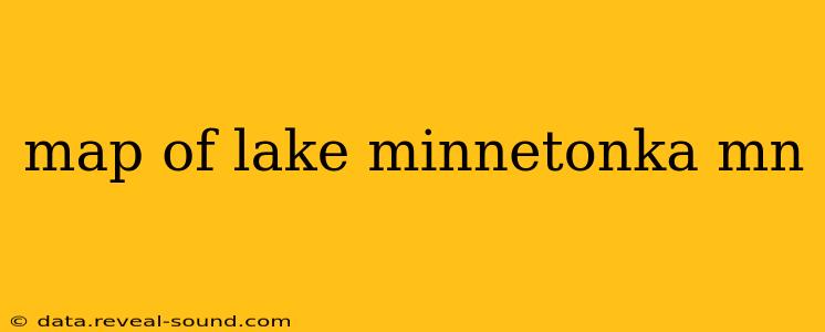 map of lake minnetonka mn