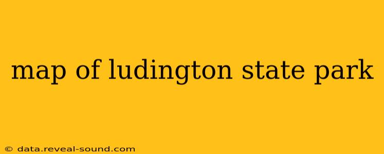 map of ludington state park