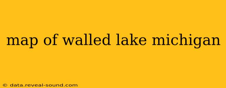 map of walled lake michigan