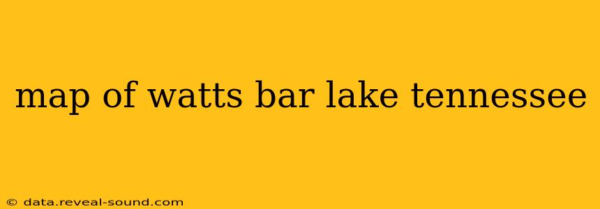 map of watts bar lake tennessee