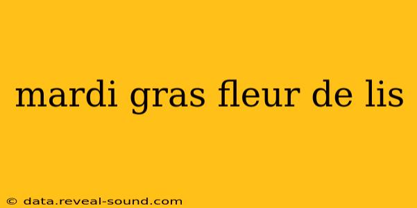 mardi gras fleur de lis