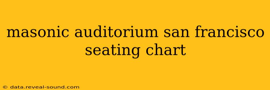 masonic auditorium san francisco seating chart