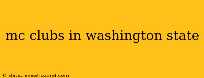 mc clubs in washington state