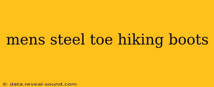 mens steel toe hiking boots