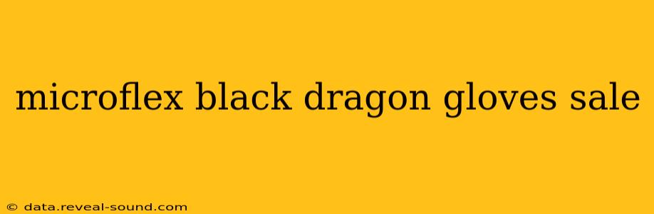 microflex black dragon gloves sale