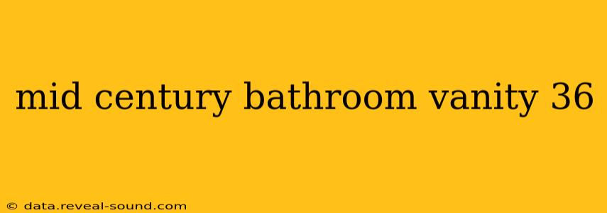 mid century bathroom vanity 36