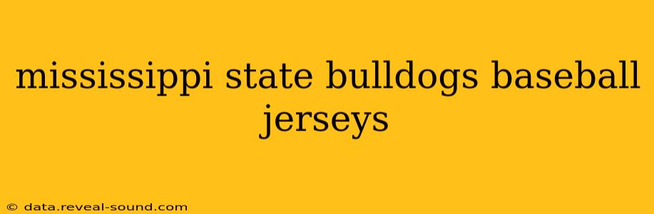 mississippi state bulldogs baseball jerseys