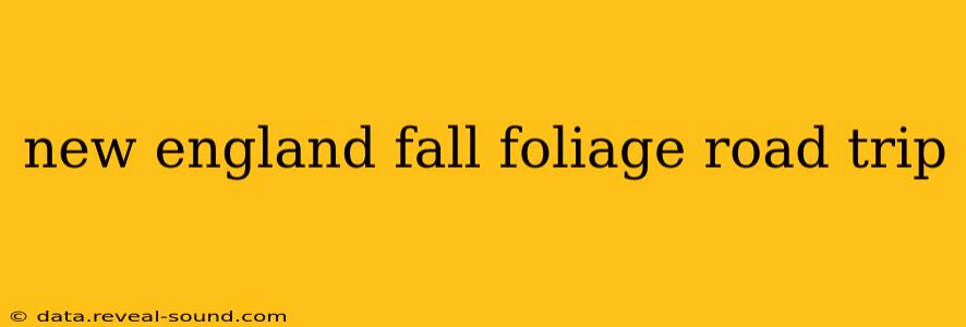 new england fall foliage road trip