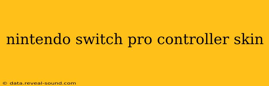 nintendo switch pro controller skin