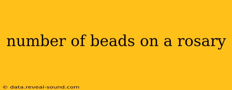 number of beads on a rosary
