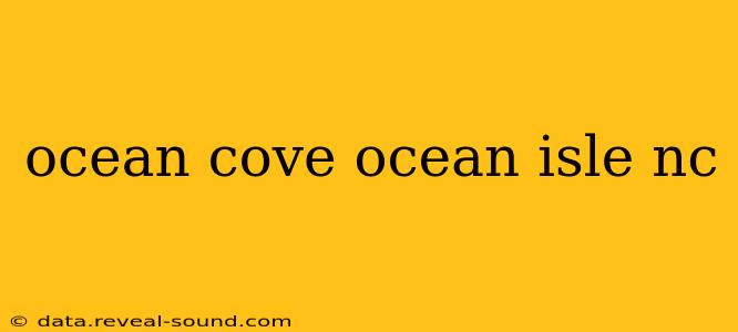 ocean cove ocean isle nc