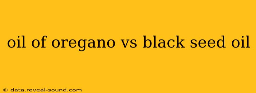 oil of oregano vs black seed oil