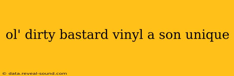 ol' dirty bastard vinyl a son unique