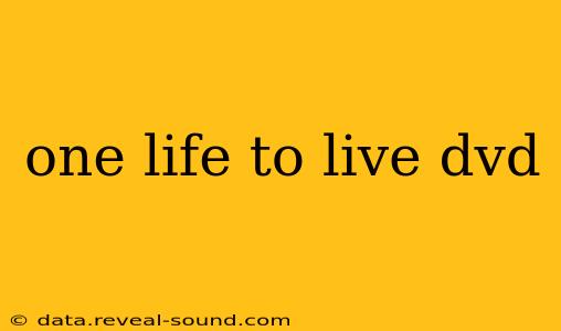 one life to live dvd
