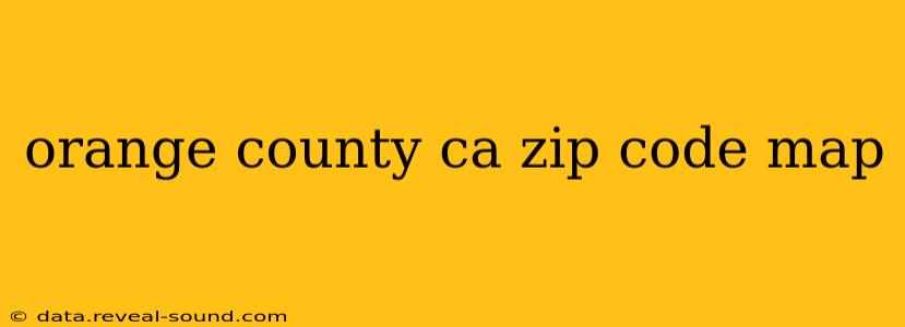 orange county ca zip code map