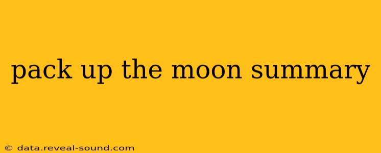 pack up the moon summary