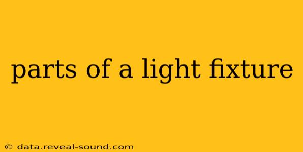 parts of a light fixture