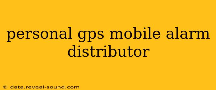 personal gps mobile alarm distributor