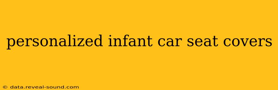 personalized infant car seat covers