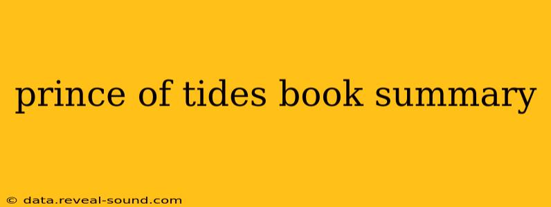 prince of tides book summary