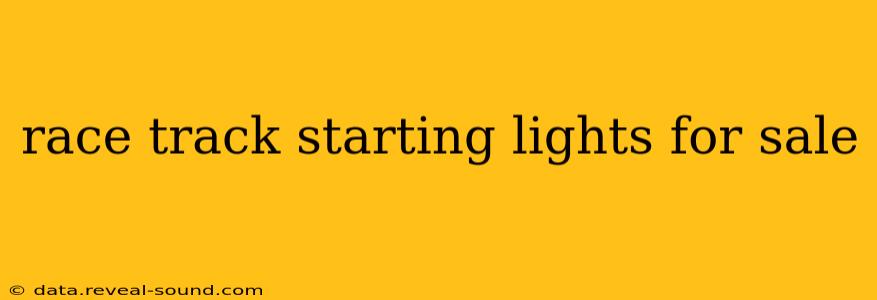 race track starting lights for sale