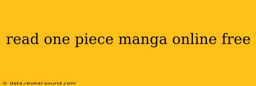 read one piece manga online free
