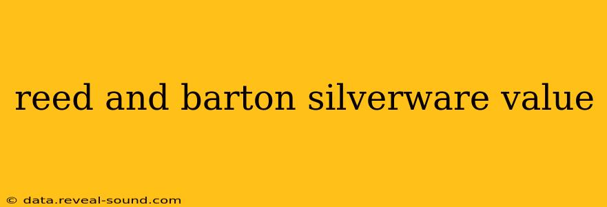 reed and barton silverware value