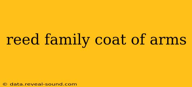 reed family coat of arms